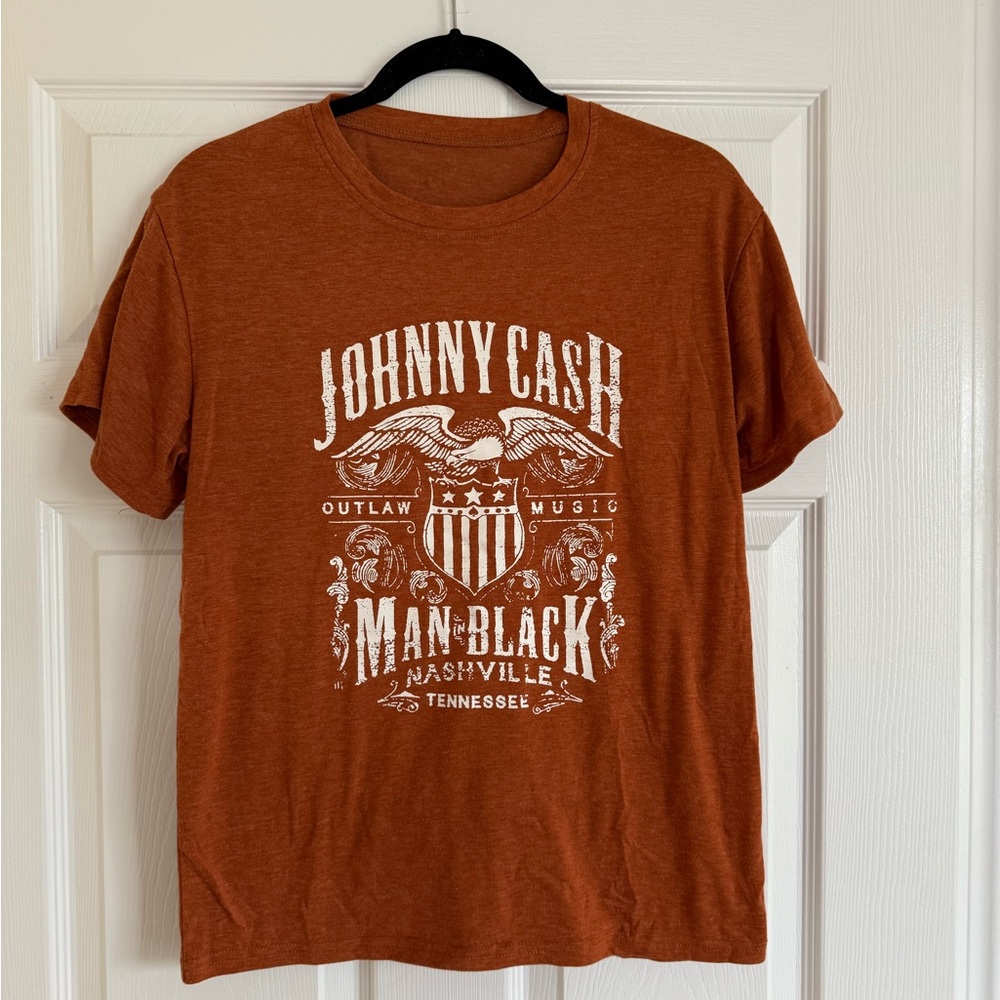 OPEN TO OFFERS!!! Graphic Tee - Rust Orange Short Sleeve